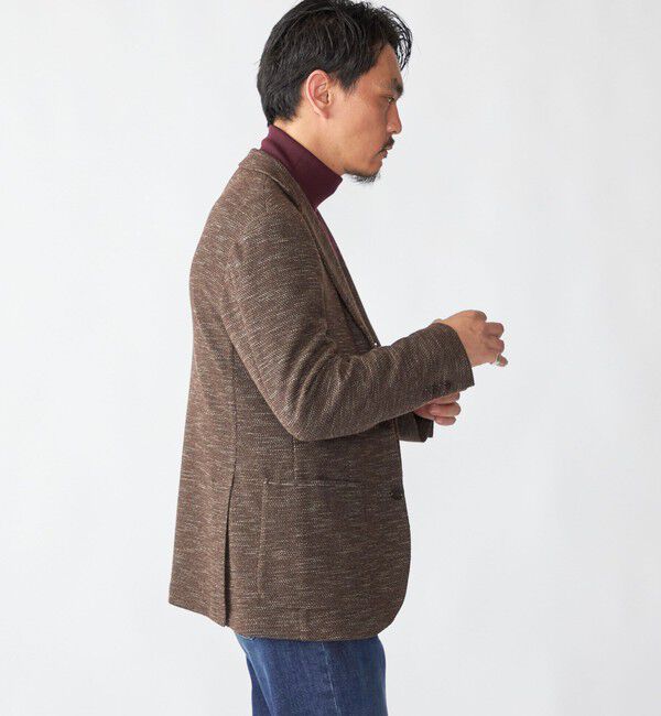 SHIPS「SHIPS: LANIFICIO ROMA メランジ ソリッド ジャケット」|テーラードジャケット|