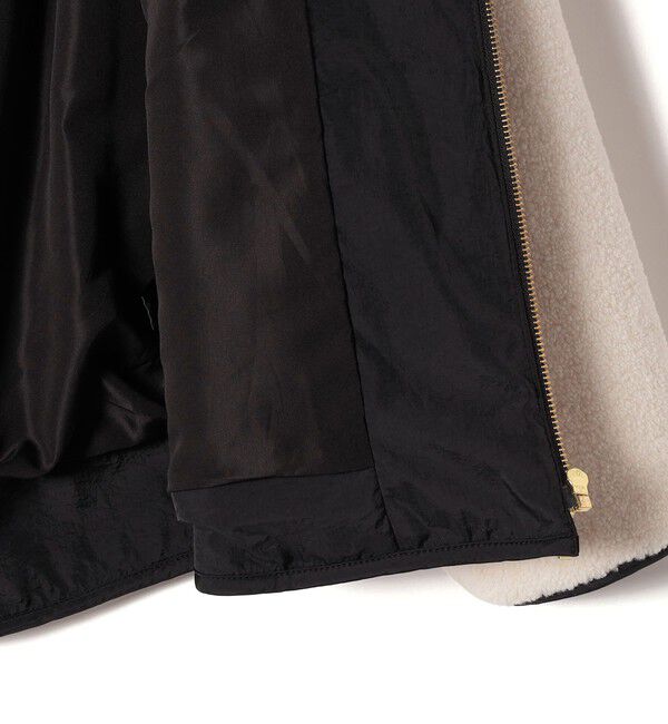 SHIPS for women「【WEB限定】ボア 配色 フード ブルゾン」|ブルゾン・スタジャン|