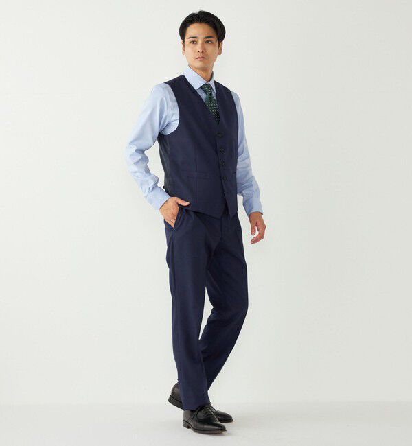 SHIPS Colors 「SHIPS Colors:〈洗濯機可能〉T/W スーツ スラックス(セットアップ対応可能)」|スラックス|