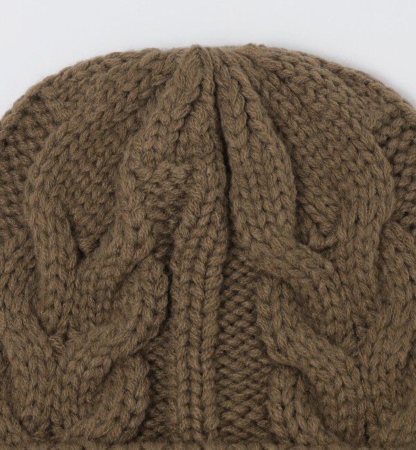 SHIPS Colors 「SHIPS Colors:〈手洗い可能〉ケーブル ニット キャップ」|ニット帽|