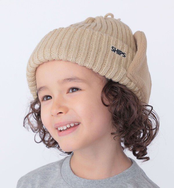 SHIPS KIDS「SHIPS KIDS:フリース フライト ニット ワッチキャップ」|その他|