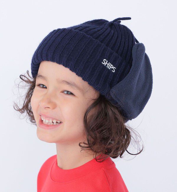 SHIPS KIDS「SHIPS KIDS:フリース フライト ニット ワッチキャップ」|その他|