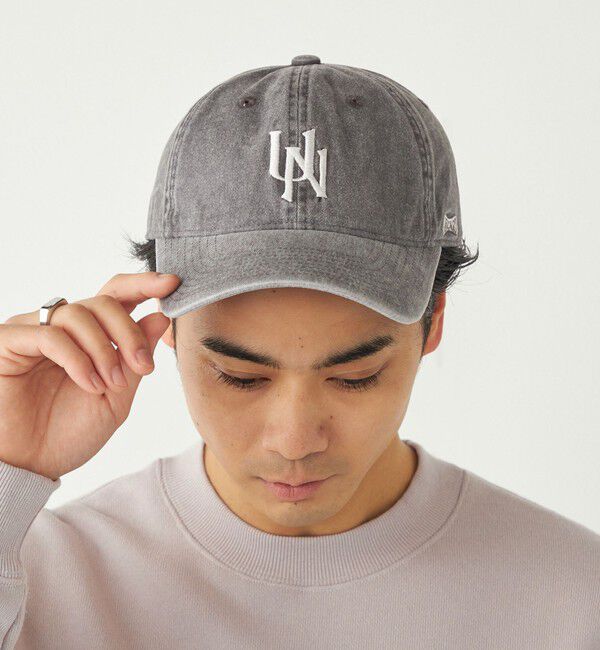 SHIPS Colors 「UNIVERSAL OVERALL:ロゴ 刺繍 ピグメント キャップ」|キャップ・キャスケット|