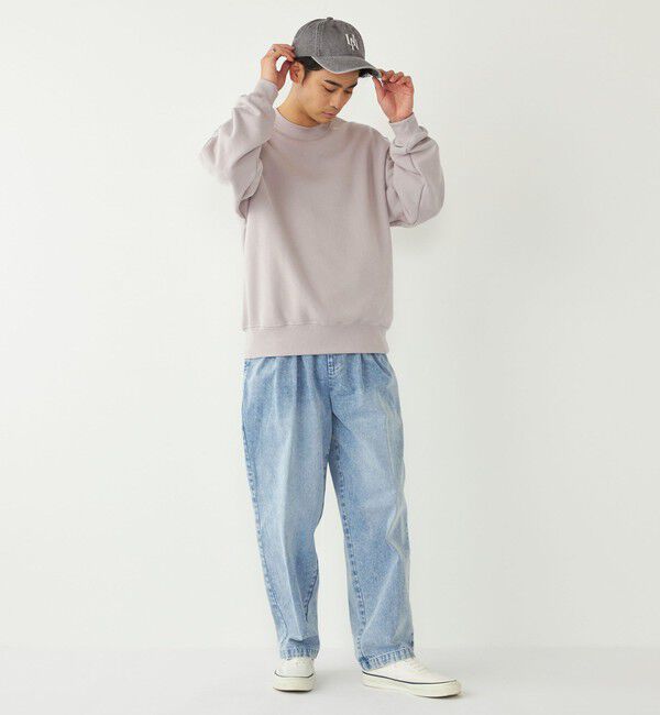 SHIPS Colors 「UNIVERSAL OVERALL:ロゴ 刺繍 ピグメント キャップ」|キャップ・キャスケット|