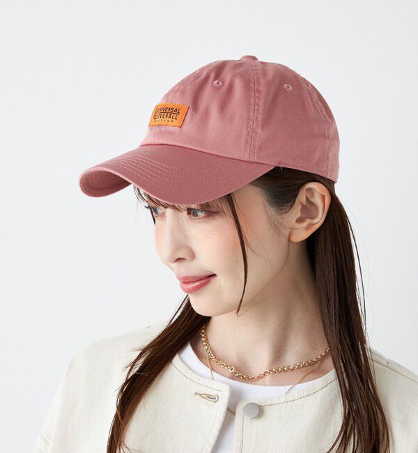 SHIPS Colors 「UNIVERSAL OVERALL:T/C ツイル キャップ」|キャップ・キャスケット|ピンク