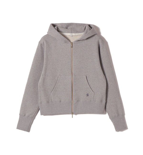 SHIPS for women「〈洗濯機可能〉AZUMA 裏毛 刺繍 ジップ アップ パーカ」|パーカー|