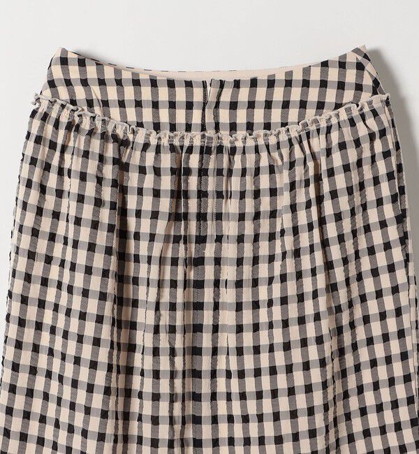 SHIPS any「SHIPS any:〈洗濯機可能〉ギンガムチェック サッカー タイト スカート」|スカート|