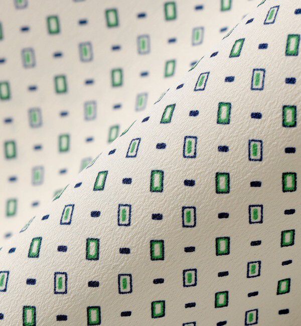 SHIPS for women「〈手洗い可能〉プリント タイ 長袖 ブラウス」|シャツ・ブラウス|