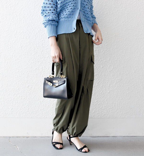 SHIPS any「【WEB限定】SHIPS any:〈洗濯機可能〉タイプライター イージー カーゴ パンツ」|カーゴ|