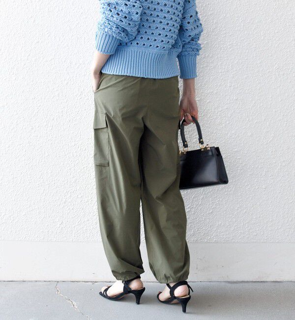 SHIPS any「【WEB限定】SHIPS any:〈洗濯機可能〉タイプライター イージー カーゴ パンツ」|カーゴ|