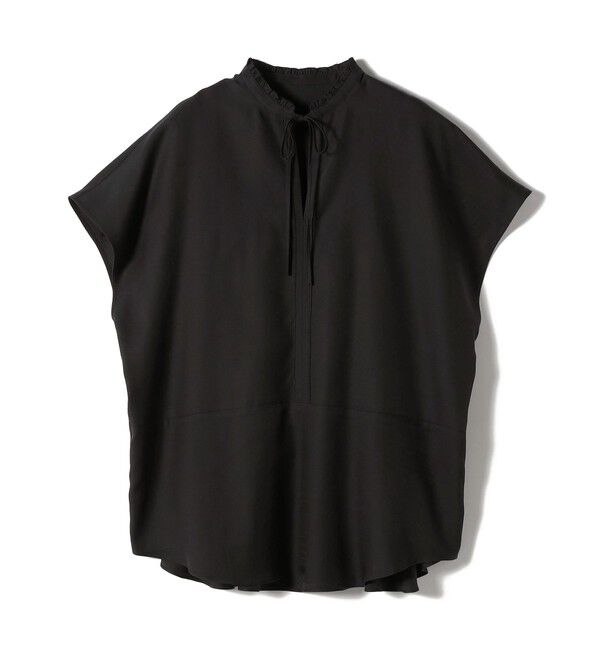 SHIPS for women「《予約》〈手洗い可能〉襟 フリル バック ギャザー ブラウス」|シャツ・ブラウス|