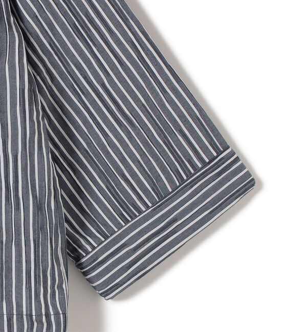 SHIPS for women「《予約》【WEB限定】〈手洗い可能〉ストライプ フード 羽織り シャツ」|シャツ・ブラウス|