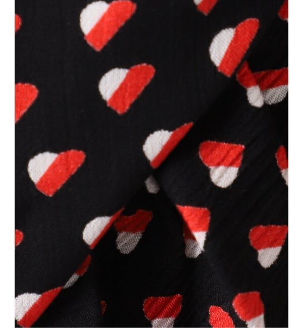 OUTDOOR PRODUCTS Usual Things「フラワープリント五分袖フリルブラウス」|シャツ・ブラウス|