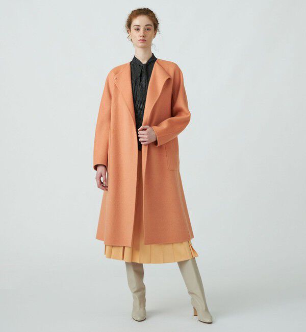 プレミアムウールリバー ノーカラーコート（Ballsey）｜ルミネの