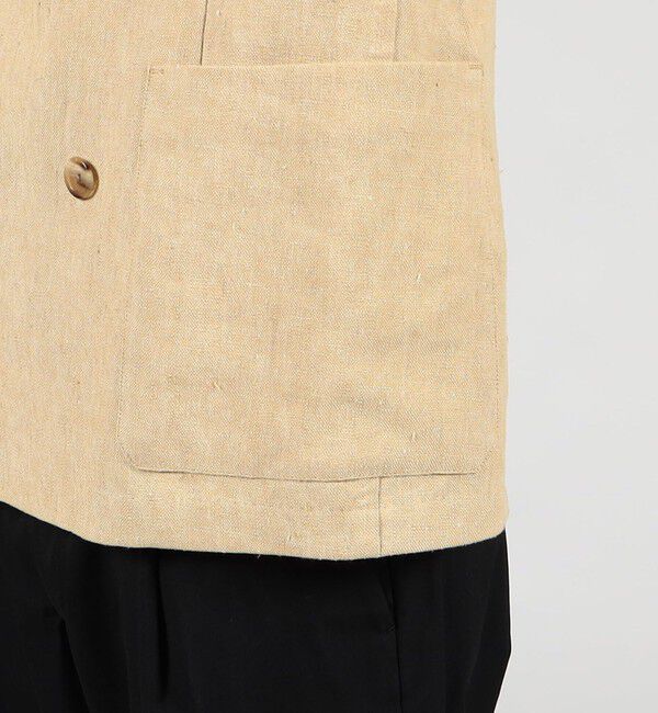 CABaN「CABaN アイリッシュリネン ダブルブレストジャケット」|テーラードジャケット|