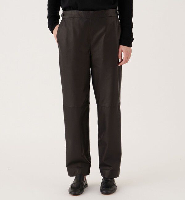 GALERIE VIE「ゴートレザー テーパードパンツ」|その他|