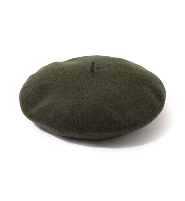 TOMORROWLAND GOODS「MANUFACTURE DE BERETS ウール ベレー」|ハンチング・ベレー帽|57 カーキ