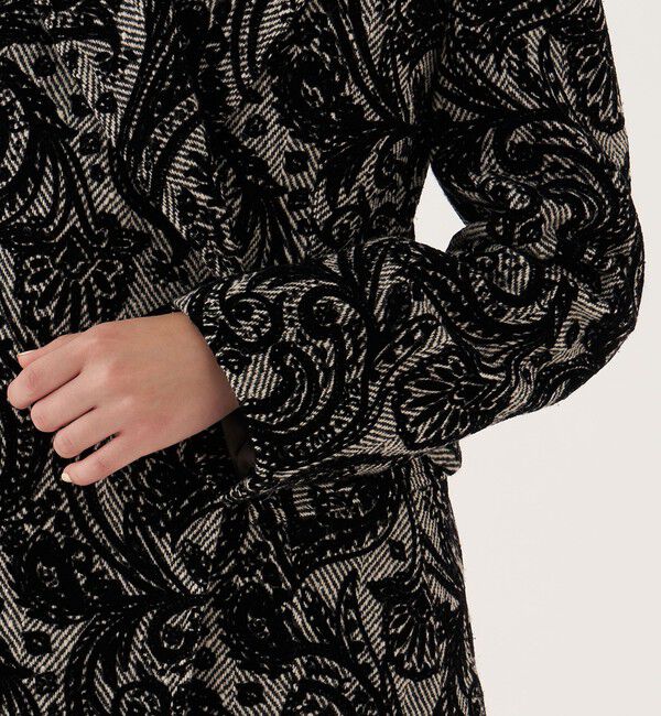 DES PRES「ペイズリーヘビーフロッキープリント テーラードジャケット」|テーラードジャケット|