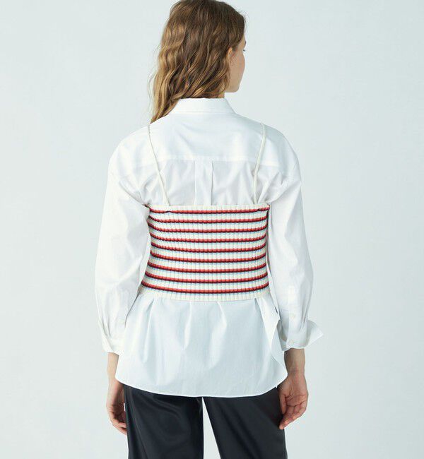 MACPHEE「コットンリブキャミソール」|ニット・セーター|