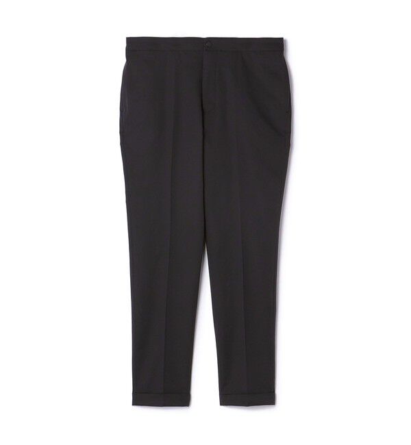 TOMORROWLAND MENS「2WAYストレッチ ダブルクロス ノープリーツイージースラックス」|スラックス|17 チャコールグレー