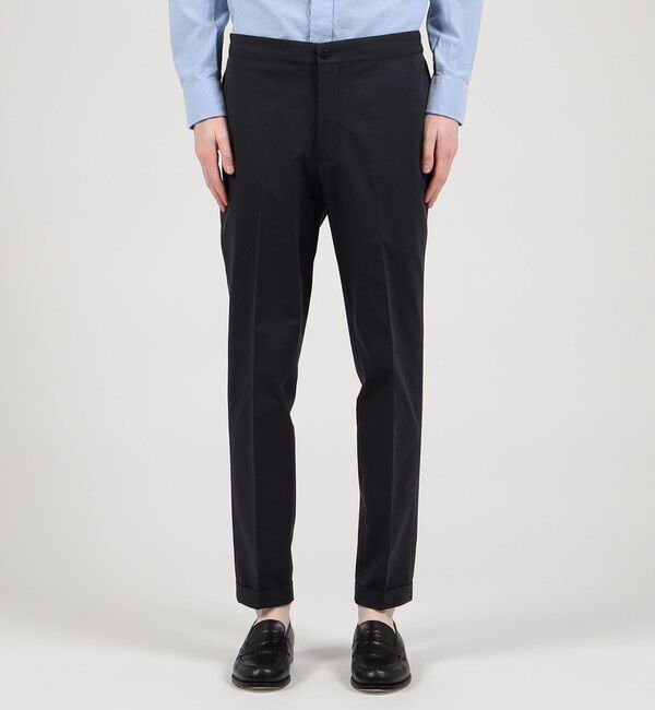 TOMORROWLAND MENS「2WAYストレッチ ダブルクロス ノープリーツイージースラックス」|スラックス|