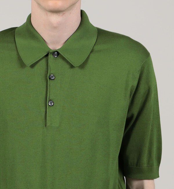 TOMORROWLAND BUYING WEAR「JOHN SMEDLE ISIS EASY FIT ニットポロシャツ」|ニット・セーター|