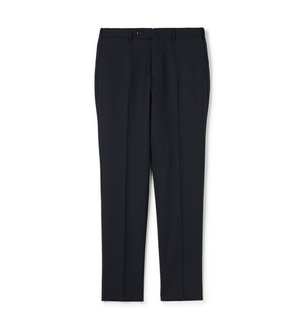 TOMORROWLAND MENS「ポリエステルウール スリムストレートスラックス FREE FIT」|スラックス|69 ネイビー