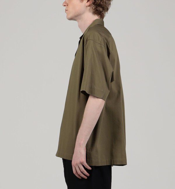 TOMORROWLAND MENS「コットンピケ オープンカラーシャツ」|シャツ・ブラウス|