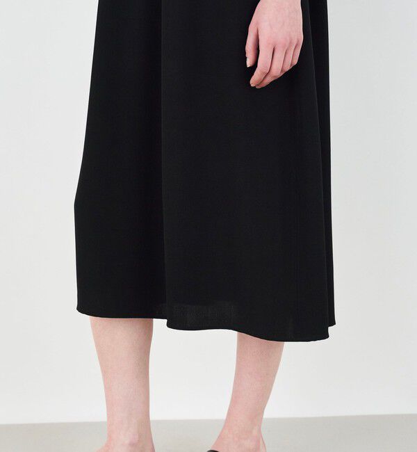 DES PRES「レーヨンキュプラコードチェック キーネックワンピース」|ワンピース|