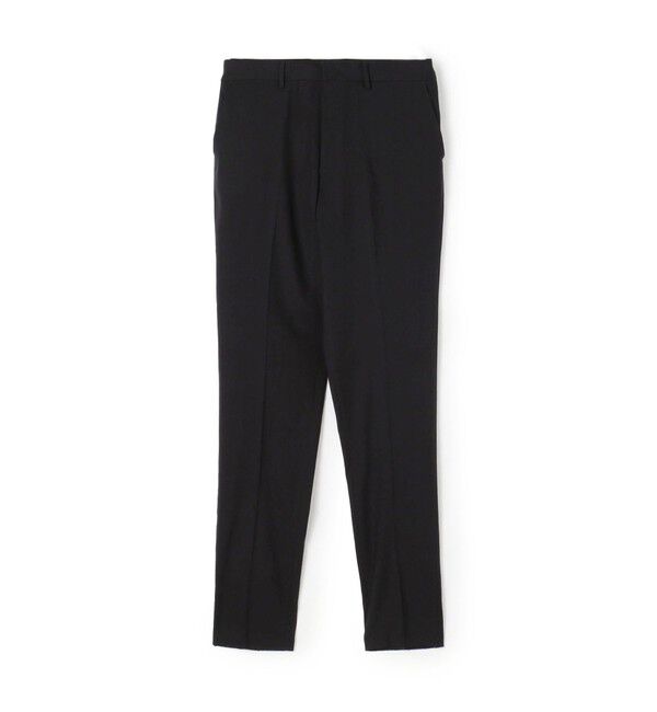 TOMORROWLAND MENS「ストレッチリネン ノープリーツスリムスラックス」|スラックス|69 ネイビー