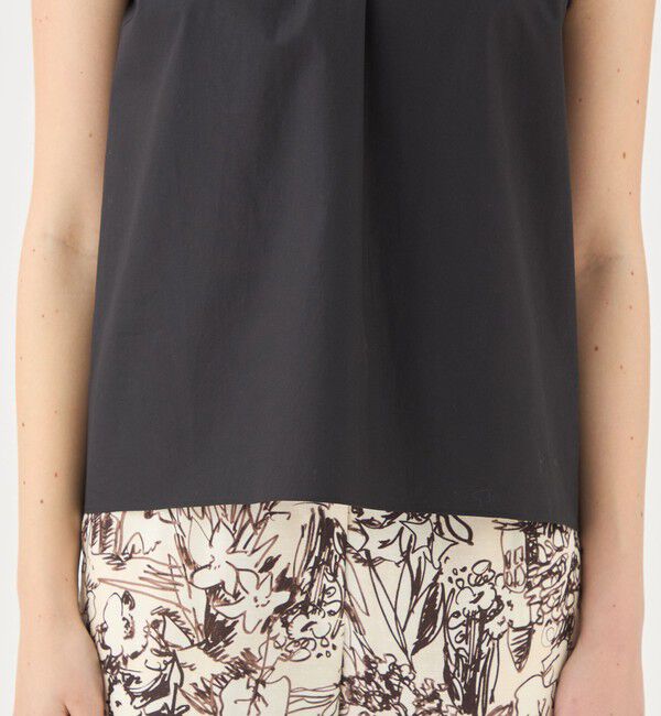 TOMORROWLAND collection「コンパクトブロード プリーツカラーブラウス」|シャツ・ブラウス|