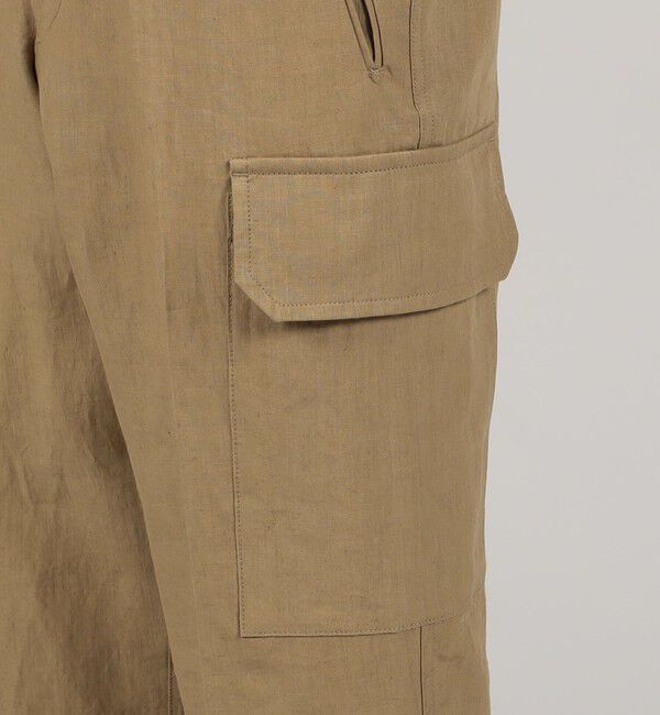 TOMORROWLAND MENS「60リネン カーゴパンツ」|カーゴ|