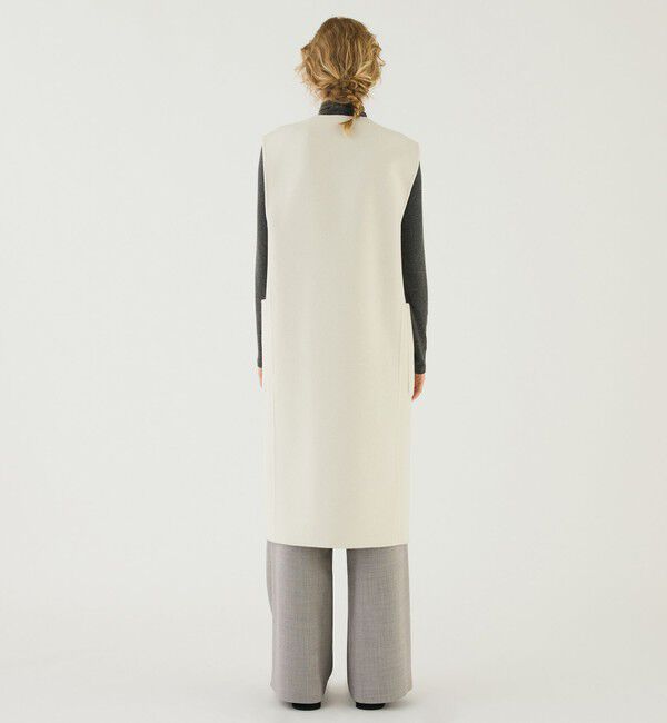 GALERIE VIE「ウールダブルフェイス カラーレスジレ」|ダウンベスト・ベスト|