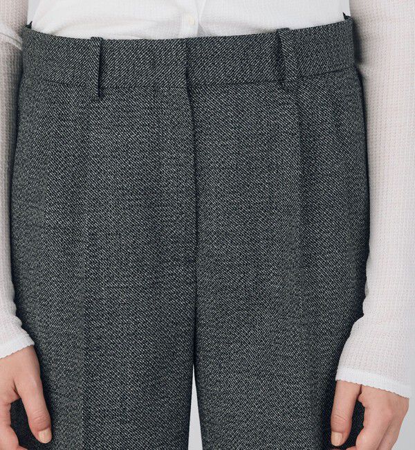 DES PRES「ウールムリネ タックパンツ」|スラックス|
