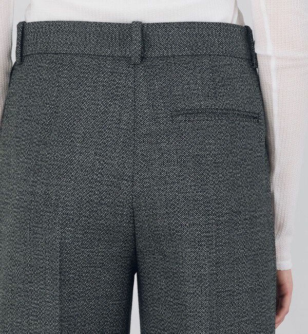 DES PRES「ウールムリネ タックパンツ」|スラックス|