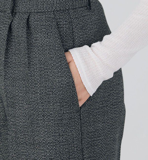 DES PRES「ウールムリネ タックパンツ」|スラックス|