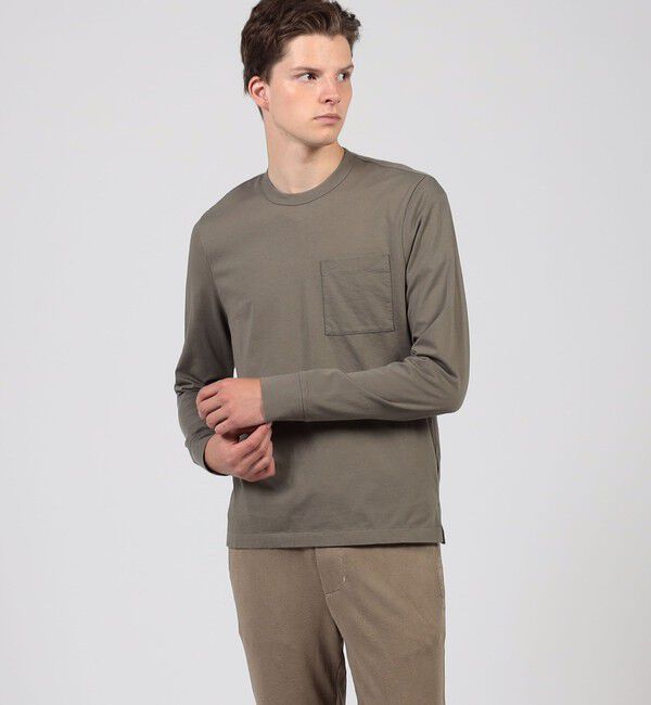 JAMES PERSE「コットン ポケットクルーネックプルオーバー MNLL3693」|Tシャツ・カットソー|