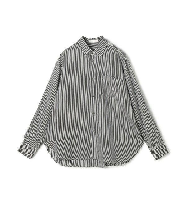 GALERIE VIE「セルロースシルクブロード カラーシャツ」|シャツ・ブラウス|18 ブラック系