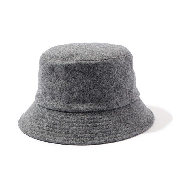 TOMORROWLAND GOODS「KIJIMA TAKAYUKI ウールメルトン バケットハット」|ハット|15 グレー
