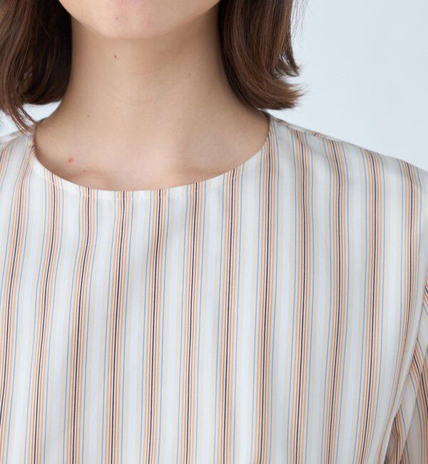 MACPHEE「コットンブロード プルオーバーブラウス」|シャツ・ブラウス|