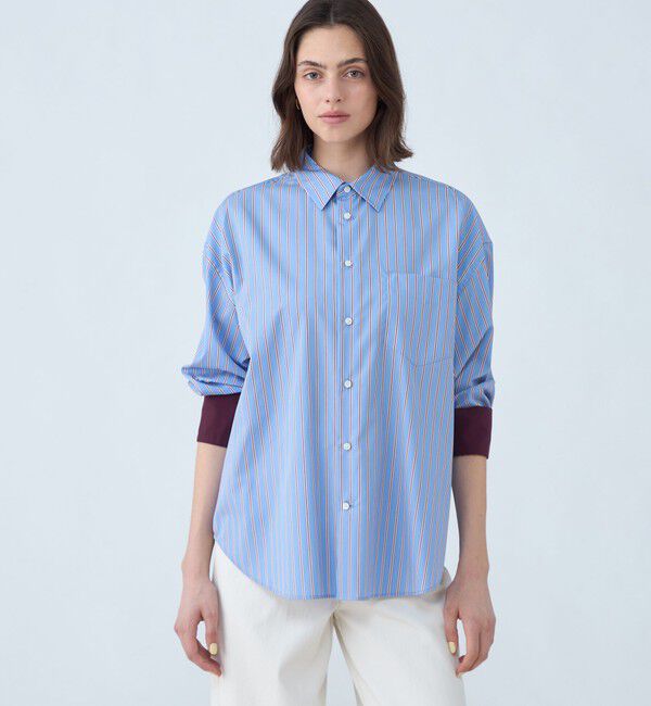 MACPHEE「コットンブロード レギュラーカラーシャツ」|シャツ・ブラウス|