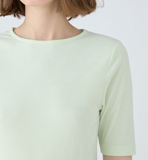 MACPHEE「ベロアジャージー ハーフスリーブプルオーバー」|Tシャツ・カットソー|