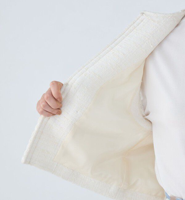 Ballsey「コットンスラブツイード ショートジレ」|ベスト・ジレ|