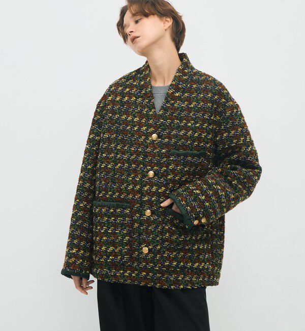 CABaN「CABaN LADY JANE ノーカラージャケット」|ノーカラージャケット|