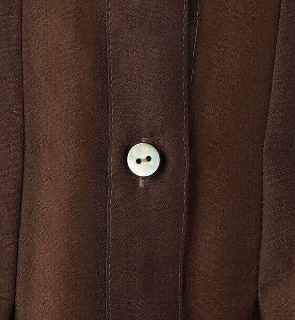 TOMORROWLAND collection「シアーオーガンジー ウエストタックワンピース」|ワンピース|