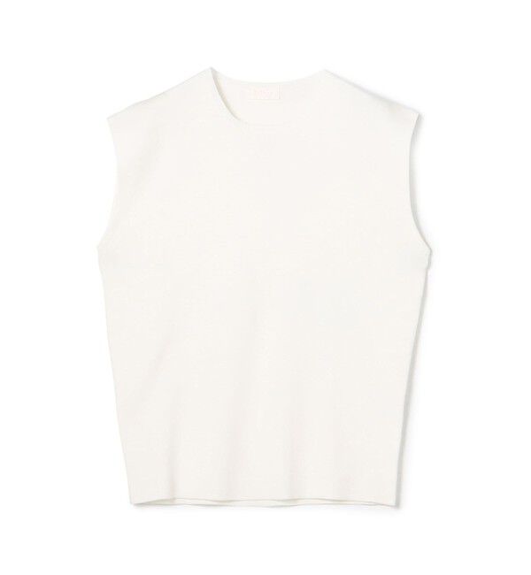 Ballsey「ハイゲージコットン ノースリーブプルオーバー」|ニット・セーター|11 ホワイト