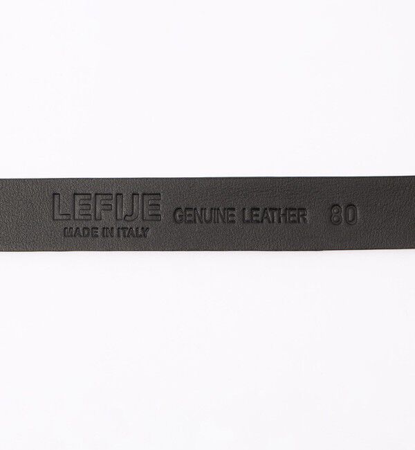TOMORROWLAND GOODS「LEFIJE SQUARE レザーベルト」|ベルト|