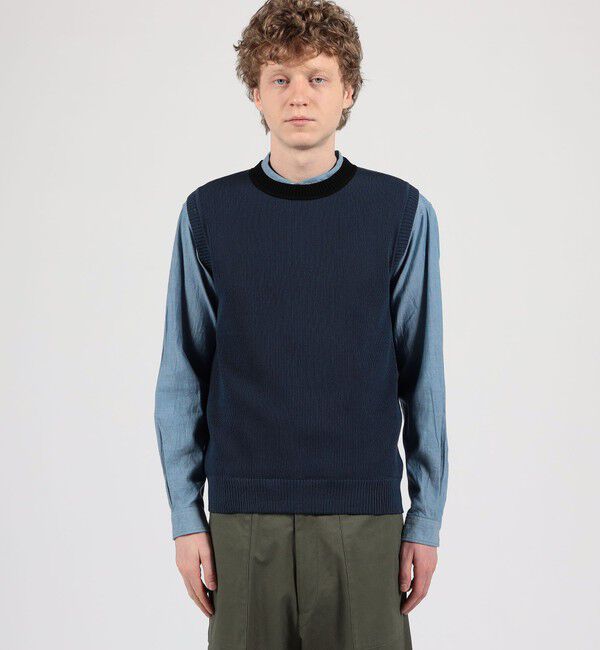 TOMORROWLAND BUYING WEAR「【別注】Raffa Molina コットン クルーネック ニットベスト」|ニット・セーター|