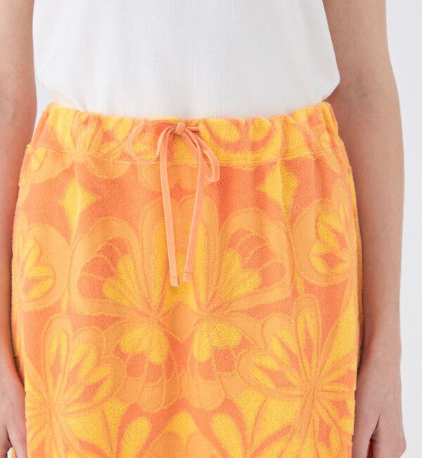 TOMORROWLAND collection「フラワーパイル ストリングストレートスカート」|スカート|