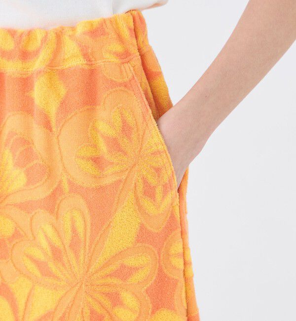 TOMORROWLAND collection「フラワーパイル ストリングストレートスカート」|スカート|